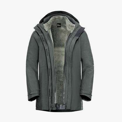 Jack Wolfskin Rotwand 3in1 Kadın Yeşil Ceket