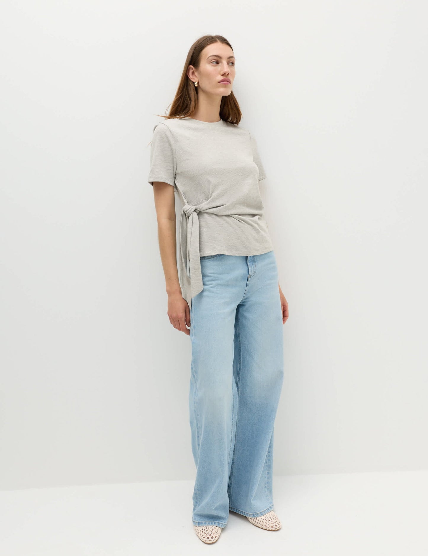 Bel Detaylı Regular Fit T-shirt