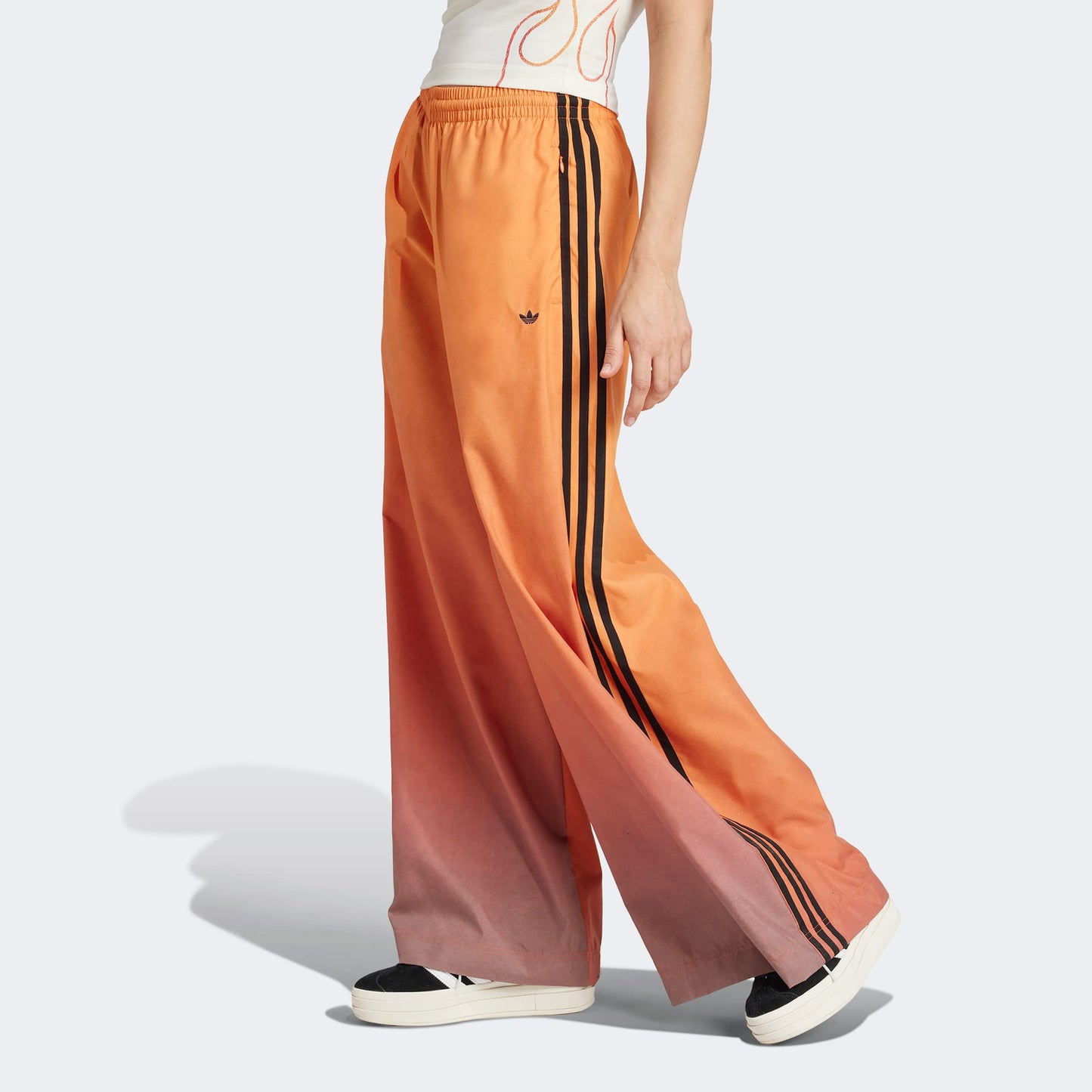 Adidas Firebird Oversized Kadın Turuncu Pantolon