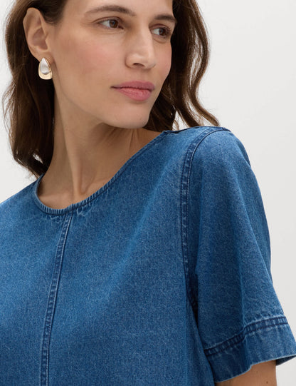 Denim Mini Elbise
