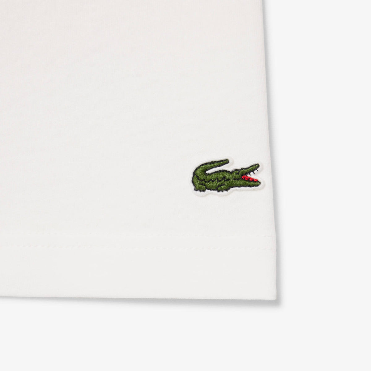 Lacoste Relaxed Fit Erkek Beyaz T-shirt