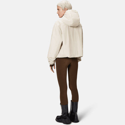 Rains Lohja Short Insulated W3t1 Kadın Krem Yağmurluk