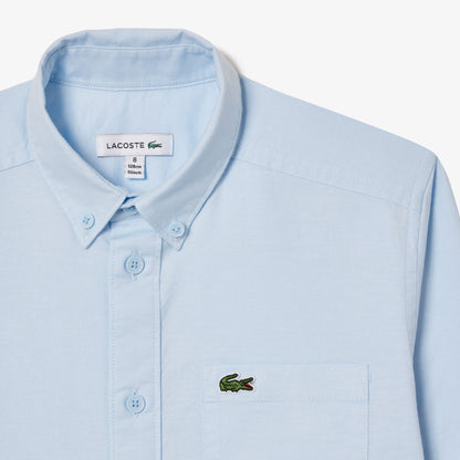 Lacoste Çocuk Uzun Kollu Açık Mavi Gömlek