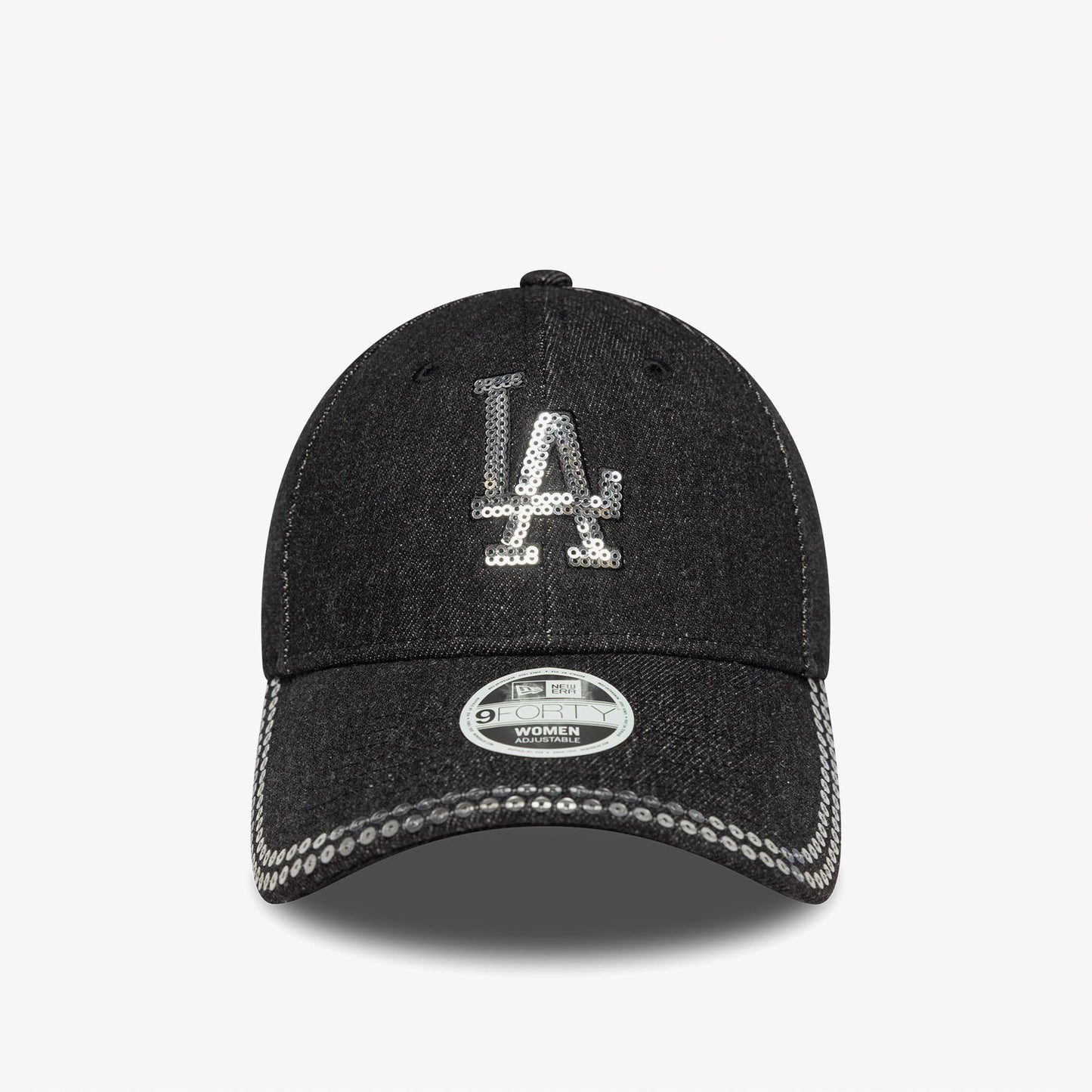 New Era La Dodgers Mlb Sequin 9forty Kadın Siyah Şapka