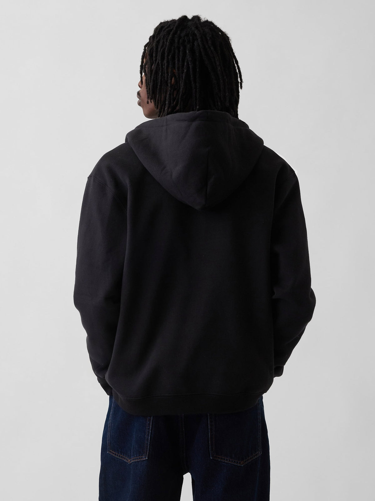 Siyah Vintagesoft Fermuarlı Sweatshirt