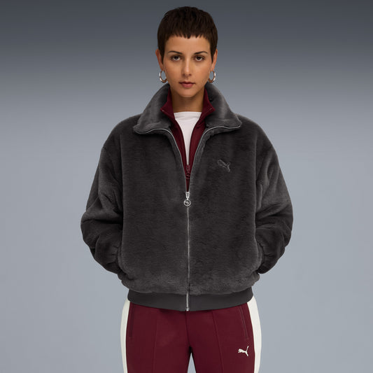 Puma Wardrobe Essentials Relaxed Kadın Gri Ceket