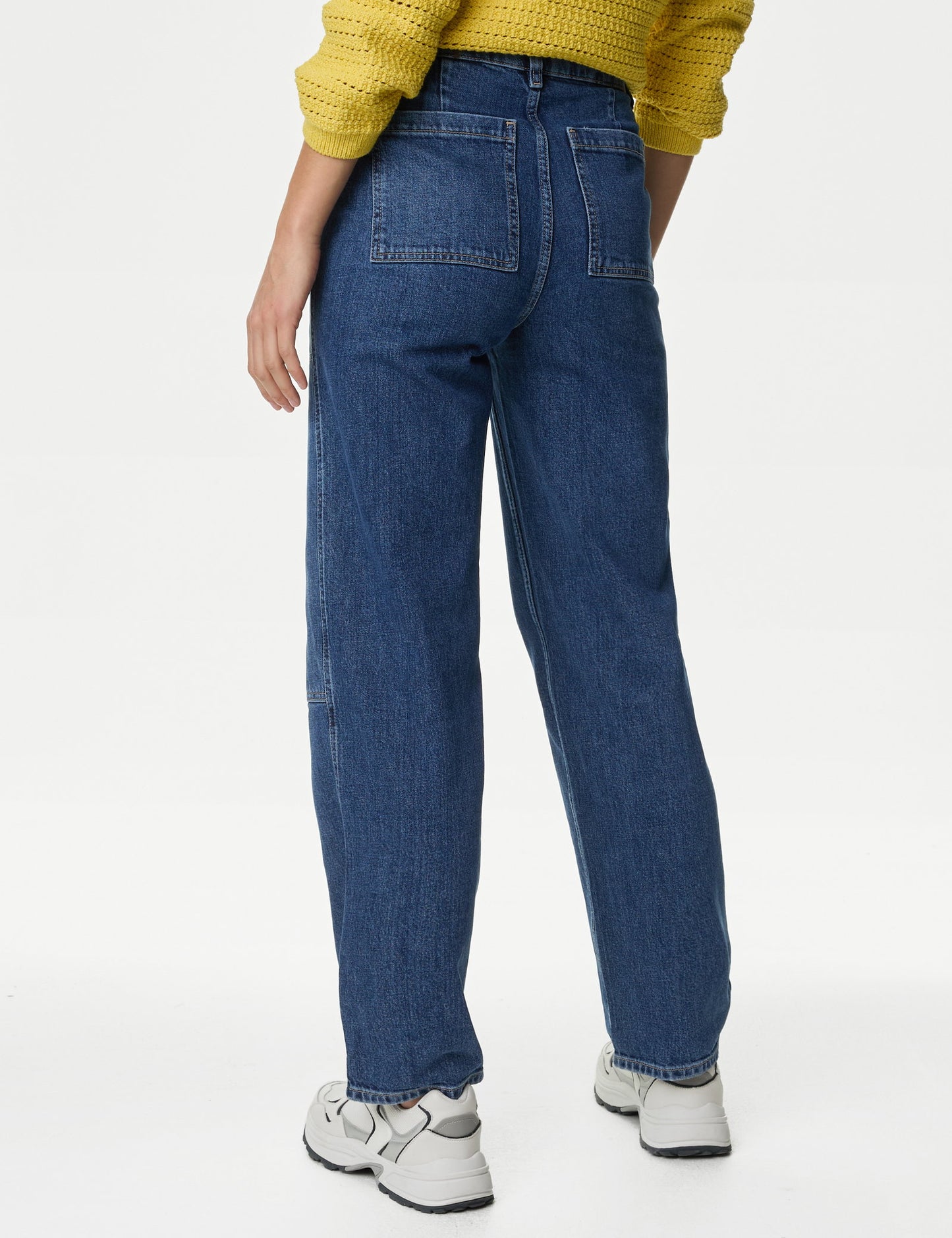 Straight Leg Jean Kargo Pantolon