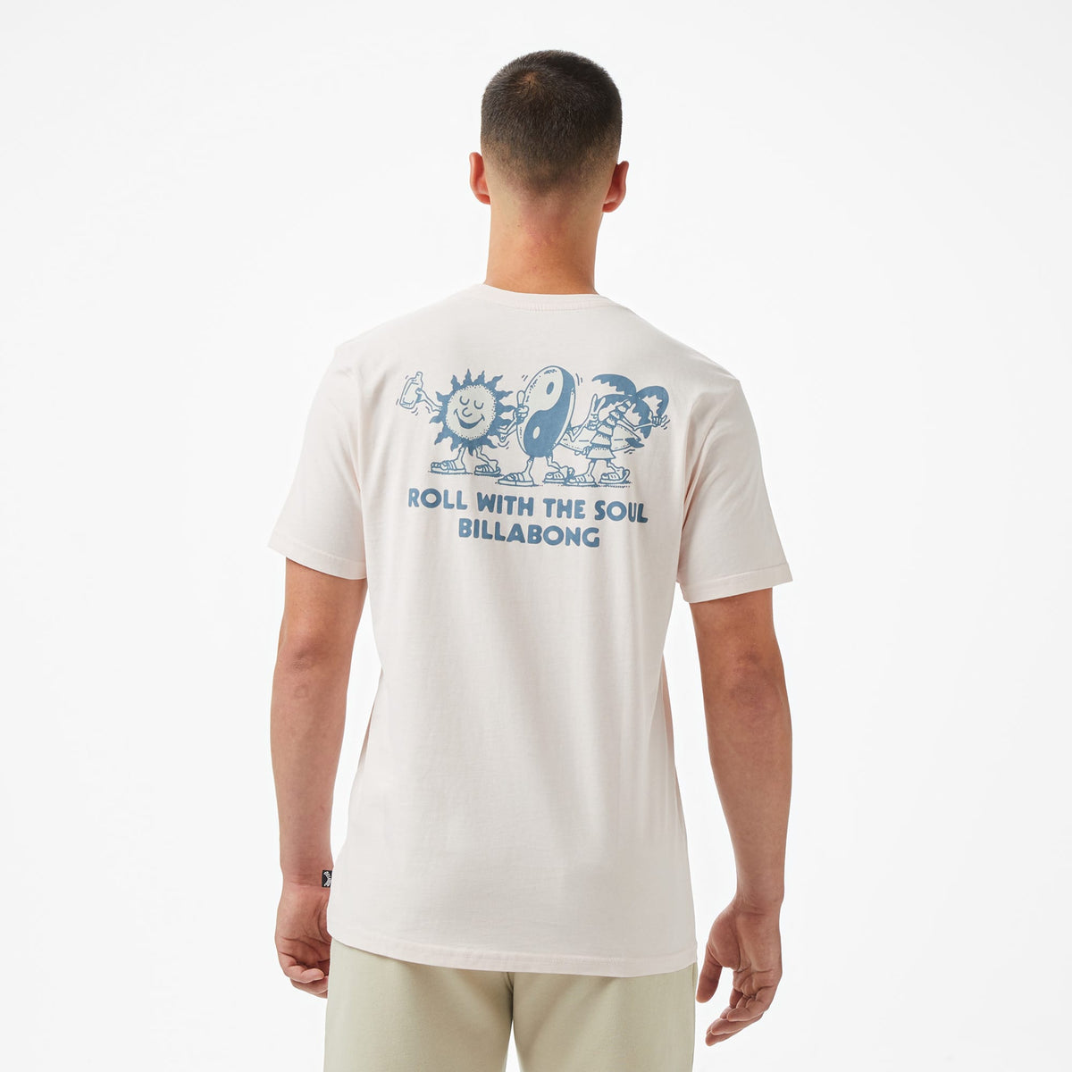 Billabong Roll Premium Erkek Pembe T-shirt