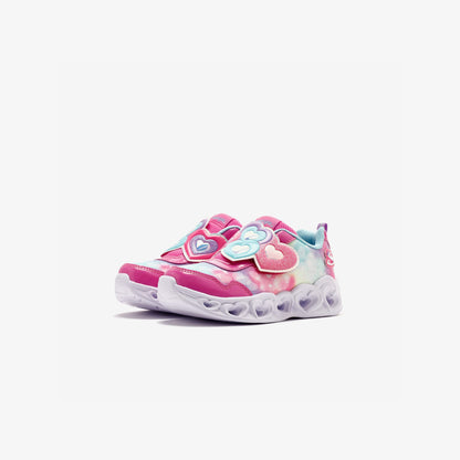 Skechers Heart Lights Lovin Reflection Çocuk Pembe Işıklı Spor Ayakkabı