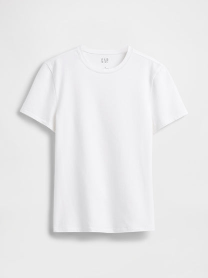 Açık Pembe Closeknit Jersey T-shirt