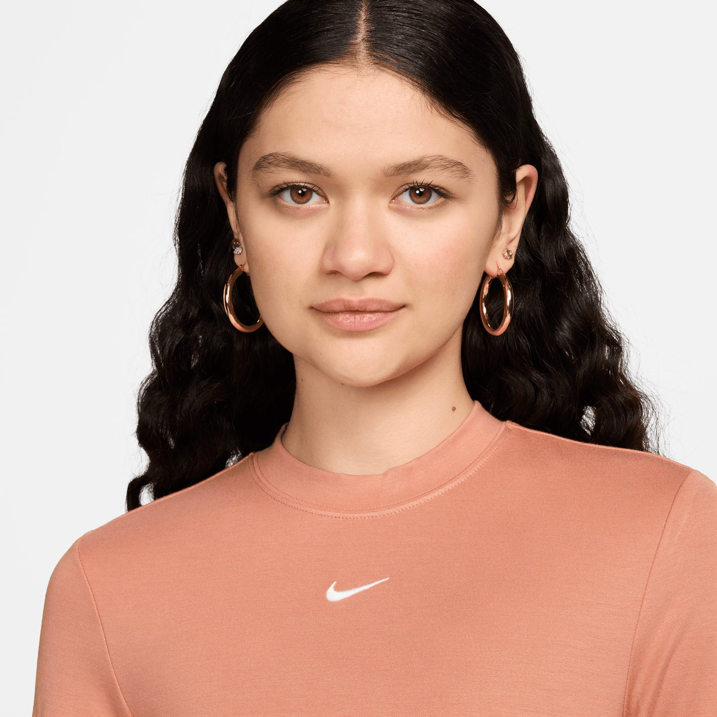 Nike Sportswear Essential Kadın Kahverengi Elbise