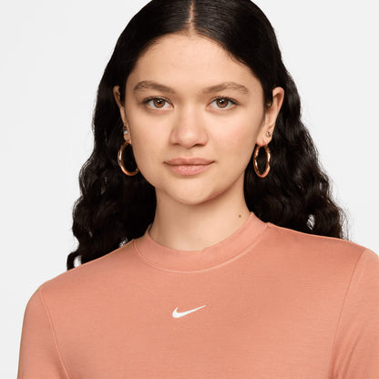Nike Sportswear Essential Kadın Kahverengi Elbise
