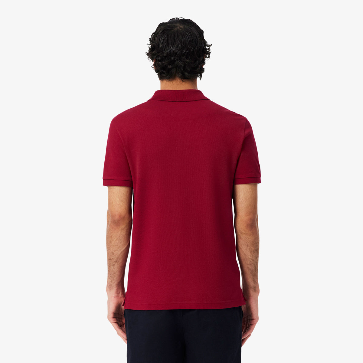 Lacoste L.12.12 Erkek Slim Fit Bordo Polo
