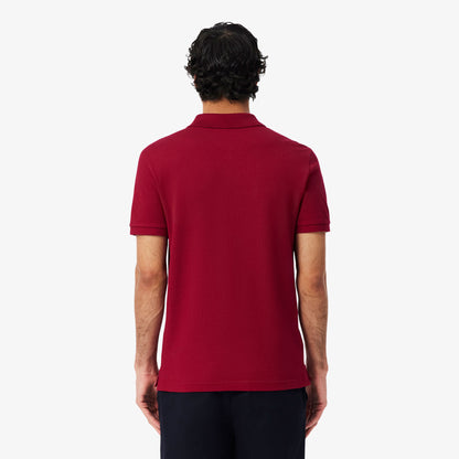 Lacoste L.12.12 Erkek Slim Fit Bordo Polo