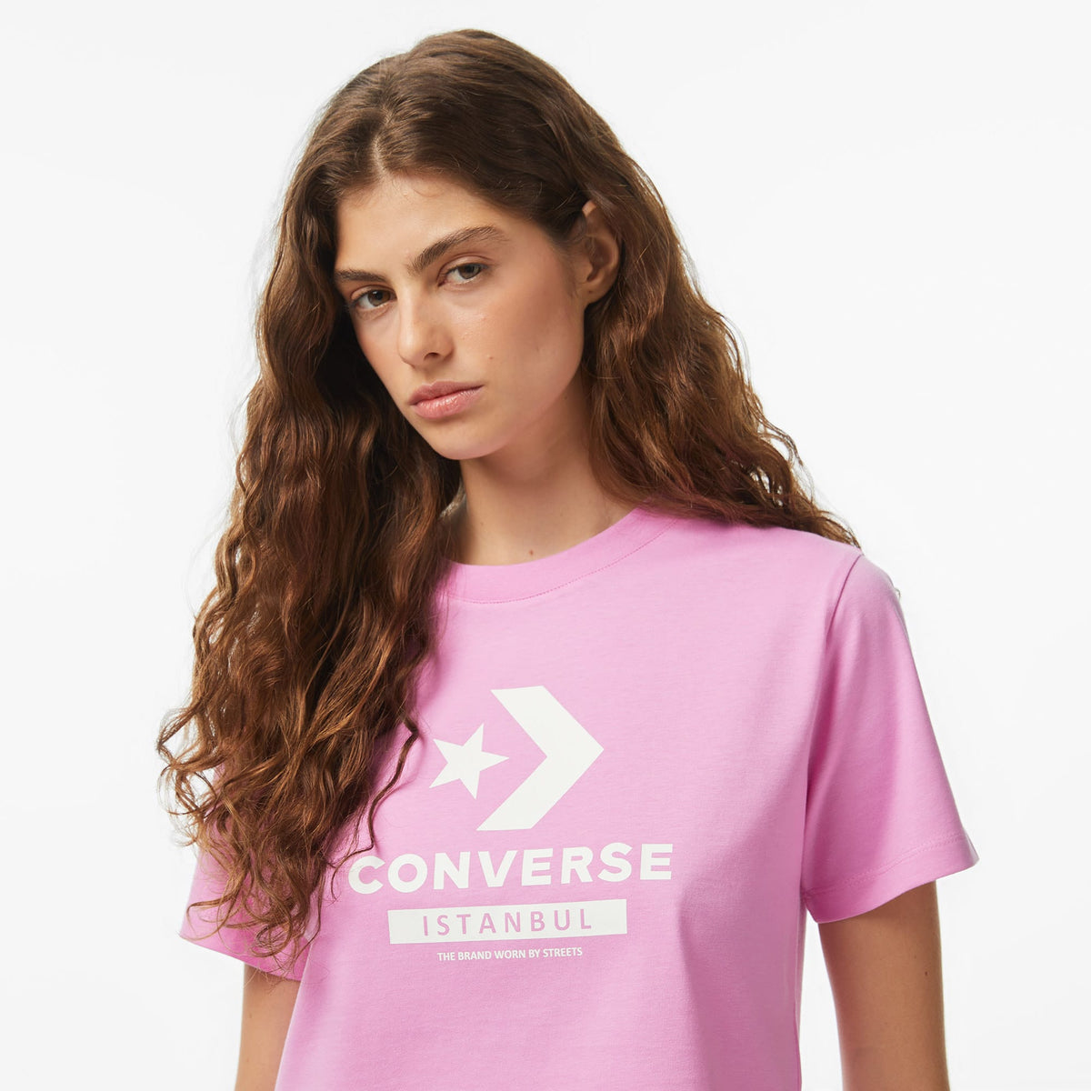 Converse Kadın Pembe T-shirt