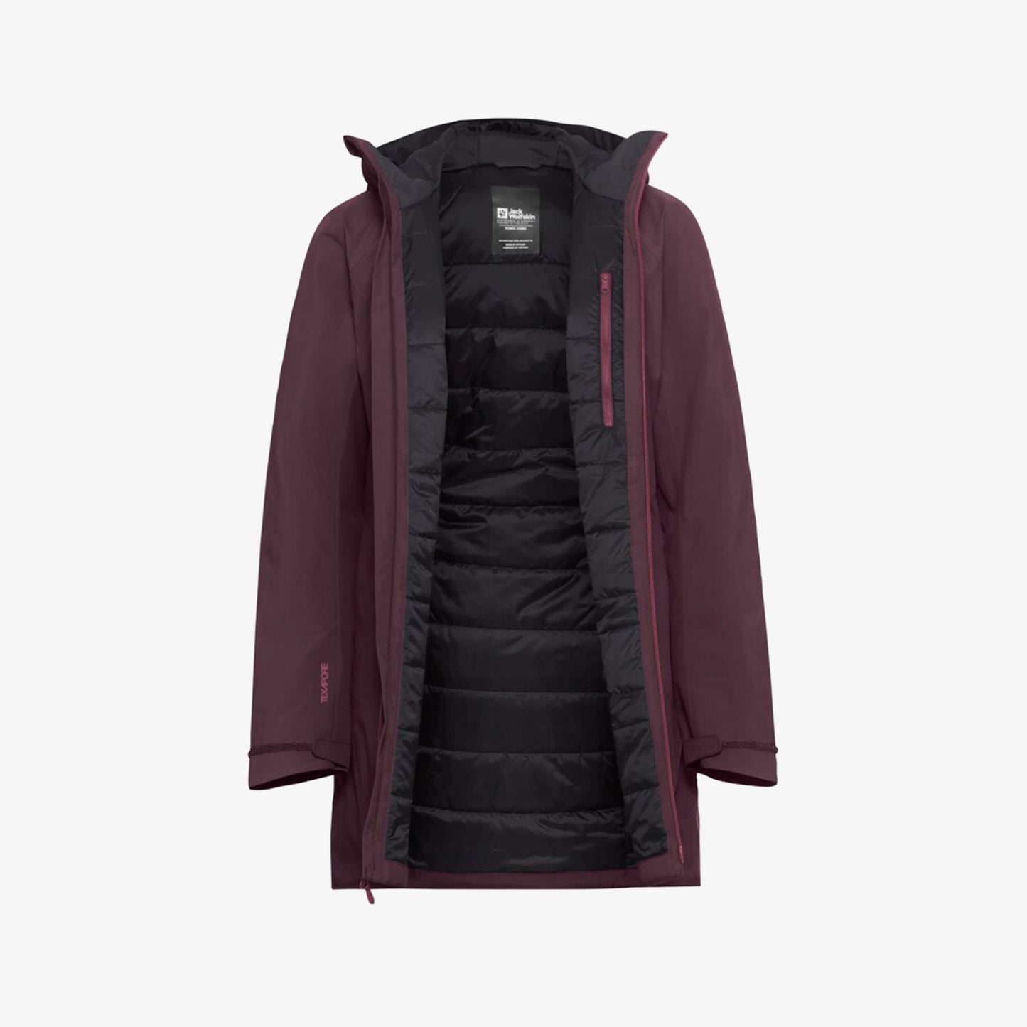 Jack Wolfskin Heidelstein Insulated Kadın Mor Ceket