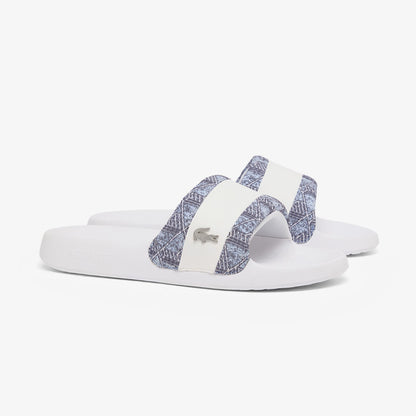 Lacoste Serve Slide Hybrid Erkek Beyaz Terlik