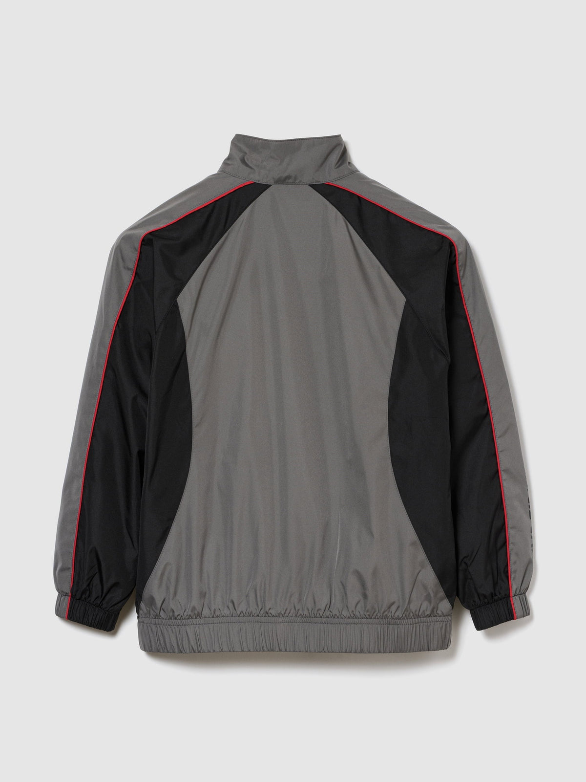 Gri Relaxed Colorblock Rüzgarlık