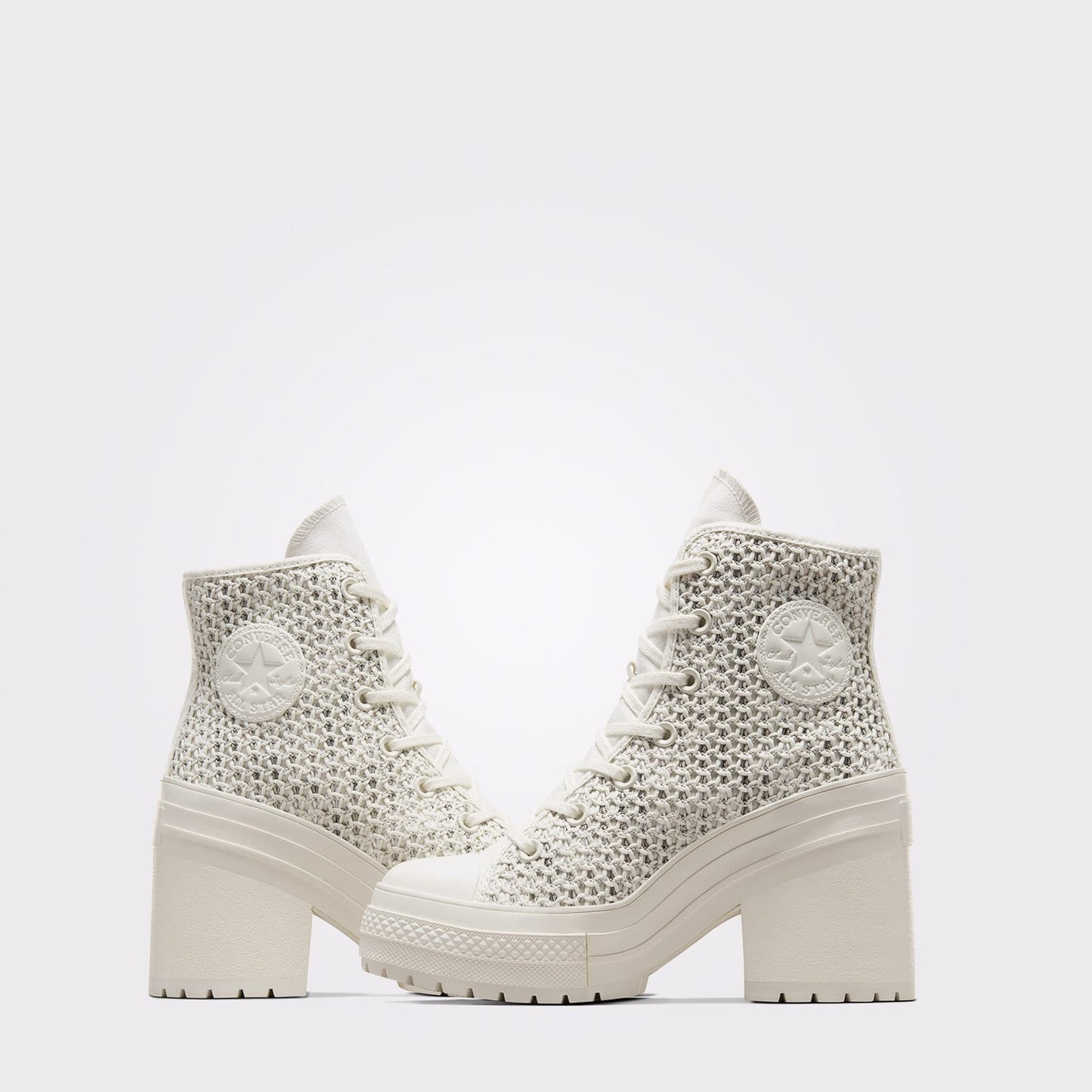 Converse Chuck 70 De Luxe Heel Unisex Bej Platform Sneaker