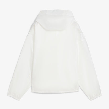 Puma Wardrobe Essentials Oversized Kadın Beyaz Rüzgarlık