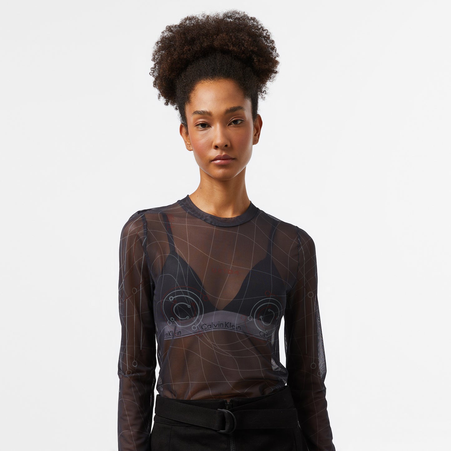 United4 Kadın Siyah Bodysuit