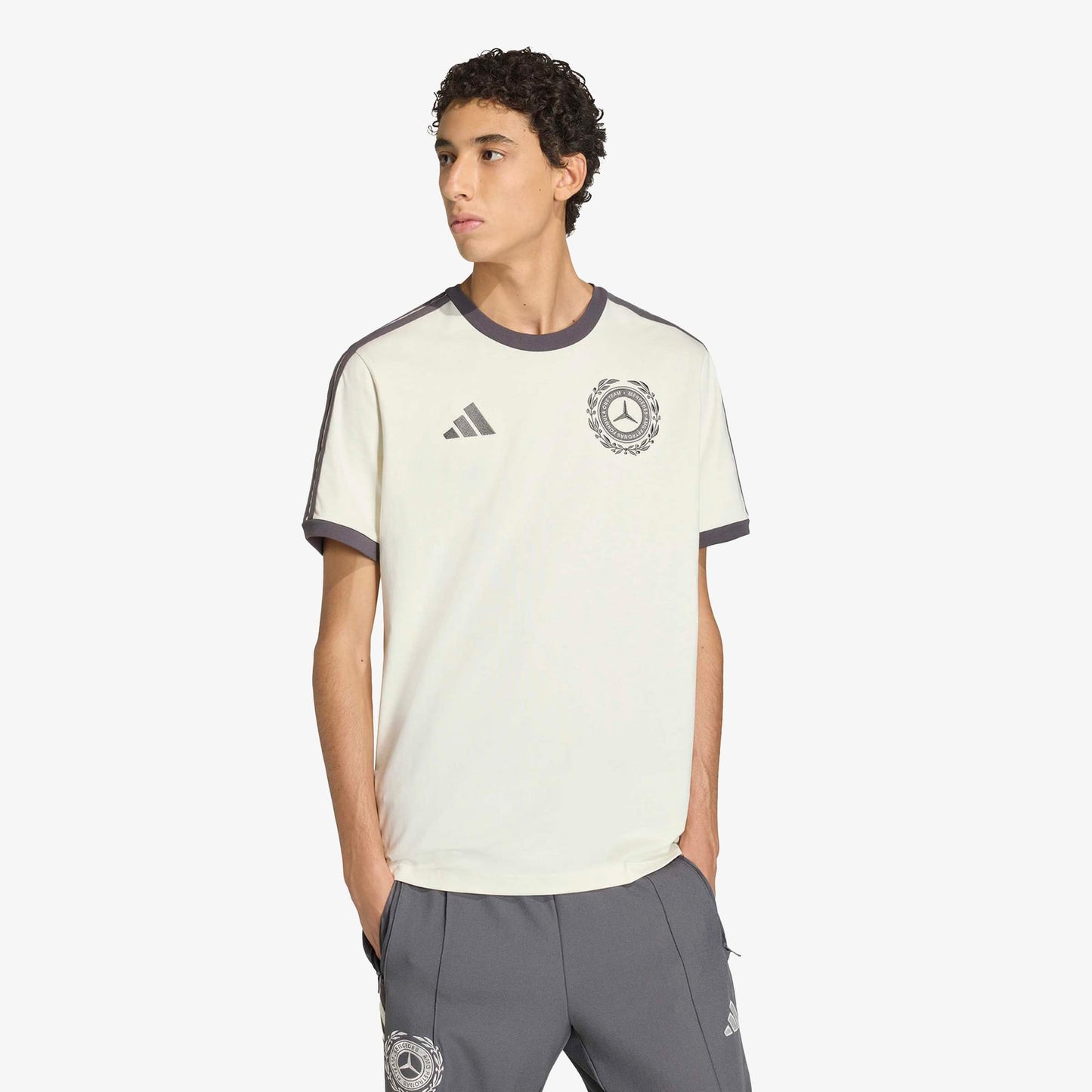 Adidas Mercedes Amg Petronnas Erkek Beyaz T-shirt