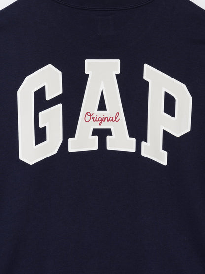 Lacivert Oversized Gap Logo Fransız Havlu Kumaş T-shirt