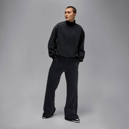 Jordan Flight Fleece Bol Paçalı Kadın Siyah Eşofman Altı
