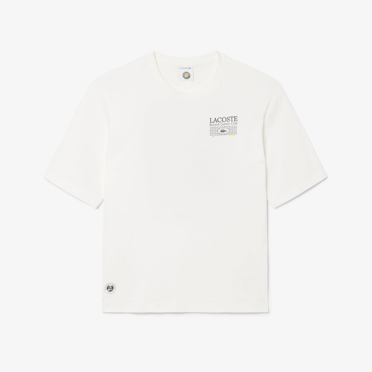 Lacoste Relaxed Fit Erkek Beyaz T-shirt