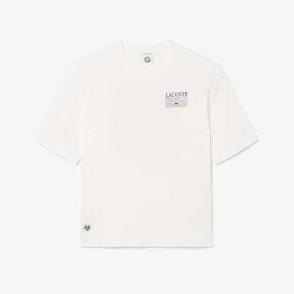 Lacoste Relaxed Fit Erkek Beyaz T-shirt