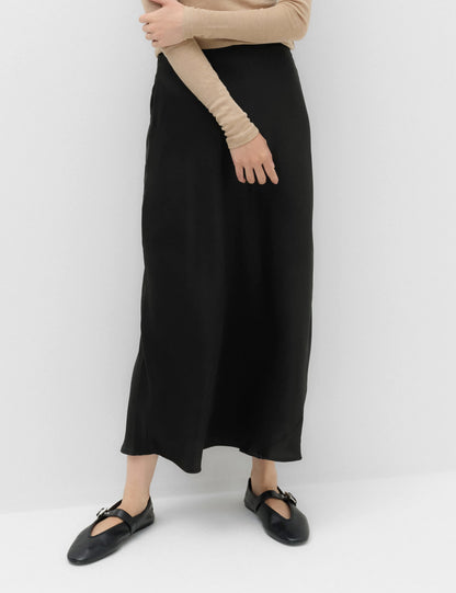Saten Midi Etek