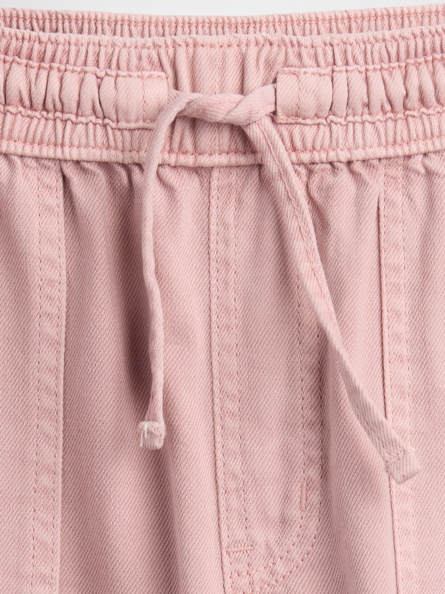 Açık Pembe Çocuklar Düşük Bel Baggy Jean Pantolon