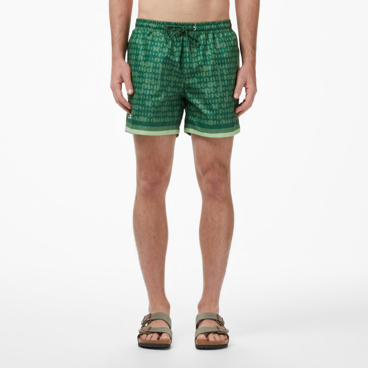 Lacoste Regular Fit Erkek Yeşil Deniz Şortu