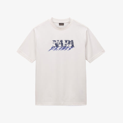 Napapijri S-lodestar Erkek Beyaz T-shirt