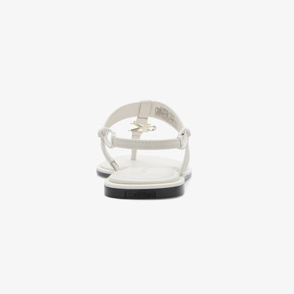 Calvin Klein Round Flat Kadın Gri Sandalet