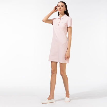 Lacoste Slim Fit Kadın Pembe Elbise