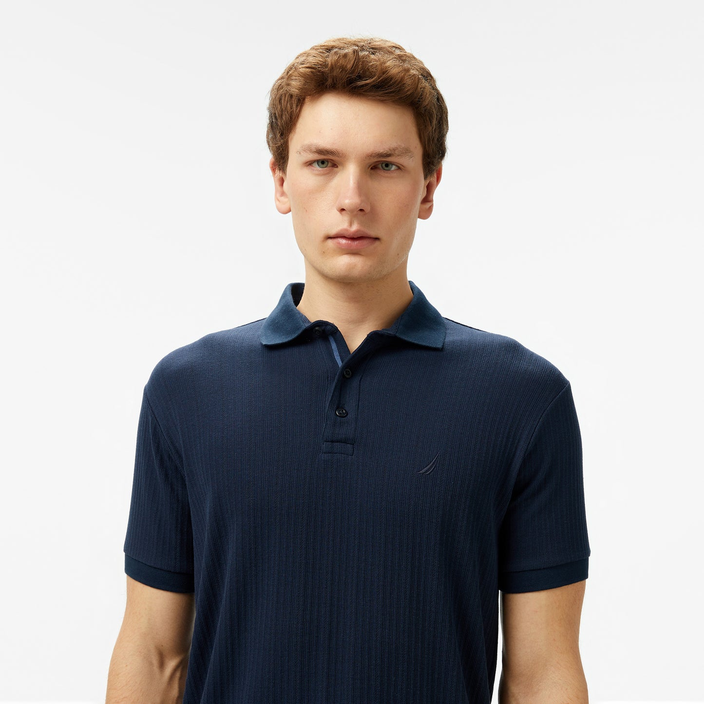 Nautica Erkek Lacivert Classic Fit Polo Yaka T-shirt