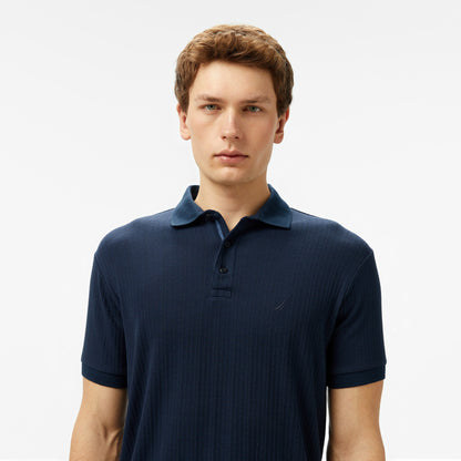 Nautica Erkek Lacivert Classic Fit Polo Yaka T-shirt