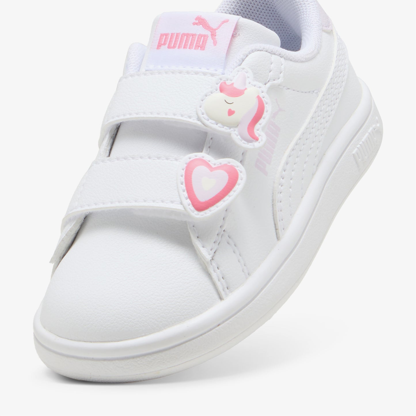Puma Smash 3.0 Badges Bebek Beyaz Spor Ayakkabı