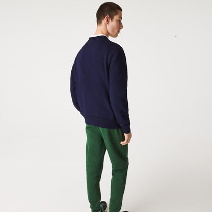 Lacoste Erkek Classic Fit Bisiklet Yaka Lacivert Sweatshirt