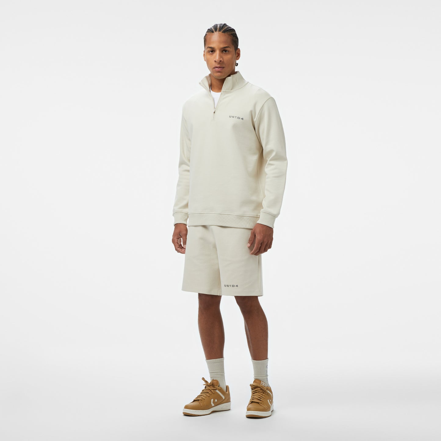 United4 Comfort Erkek Krem Sweatshirt