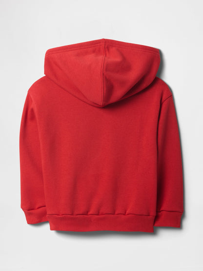Kırmızı Relaxed Logo Sweatshirt