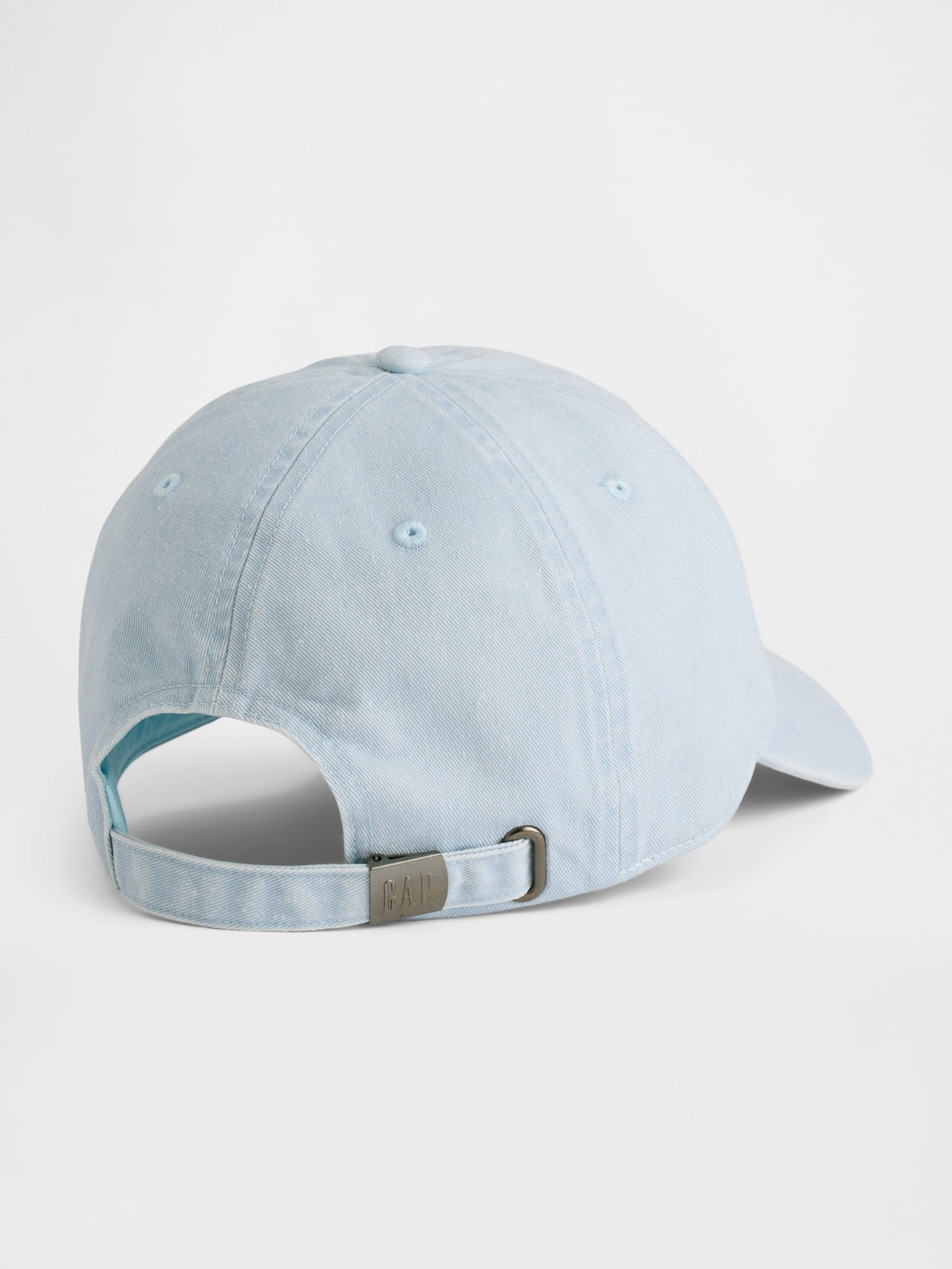 Açık Mavi Washed Logo Beyzbol Şapka