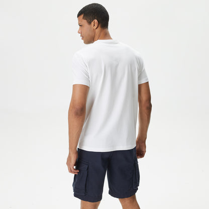 Nautica Erkek Beyaz Standart Fit T-shirt