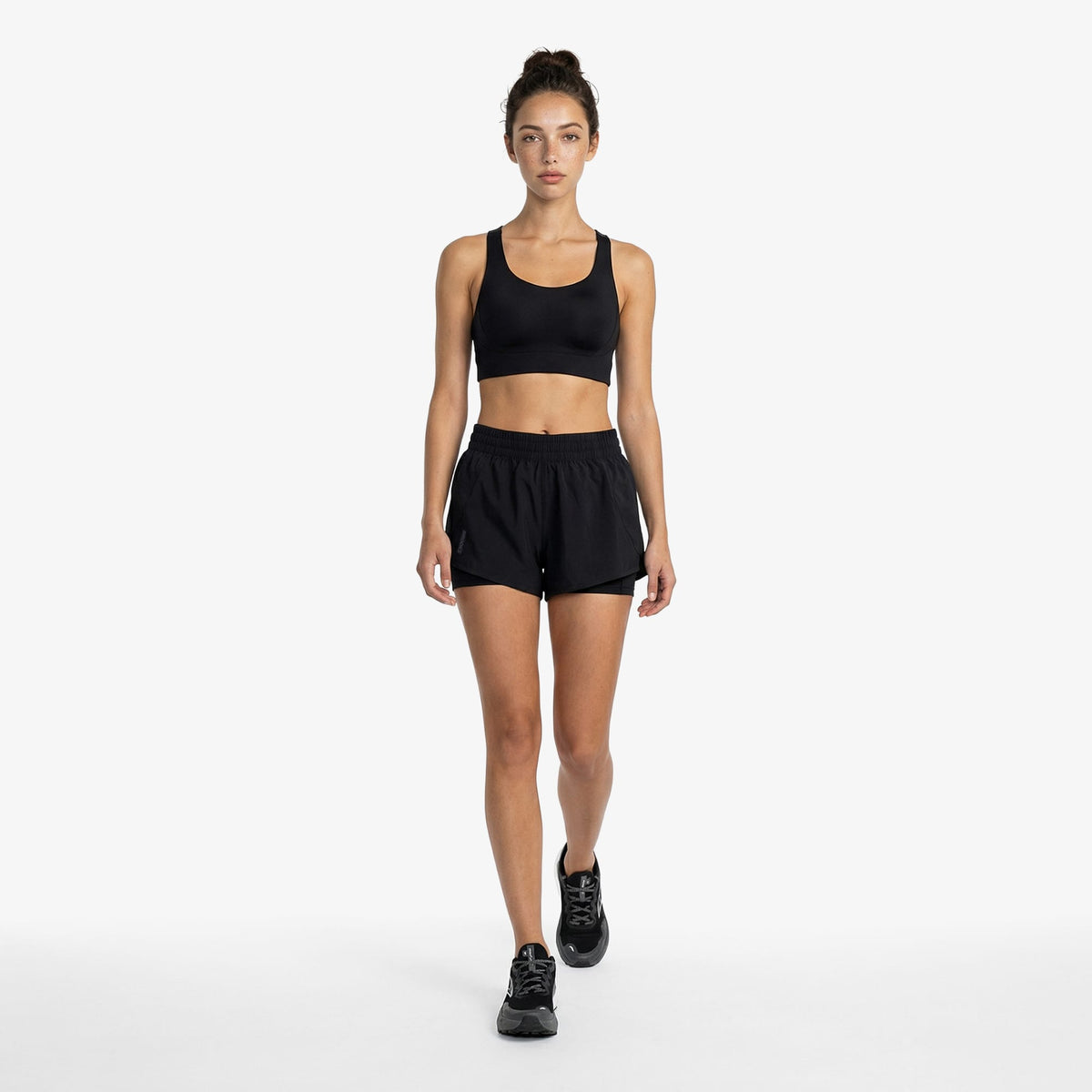 Brooks Dash 2-in-1 Kadın Siyah Şort