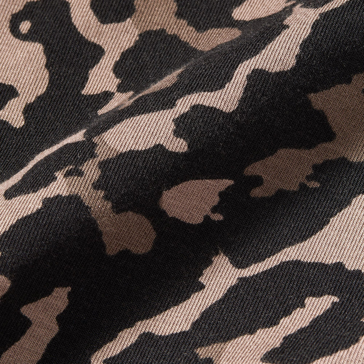 Nike Sportswear Chill Knit Leopar Desenli Kadın Kahverengi Uzun Kollu T-shirt
