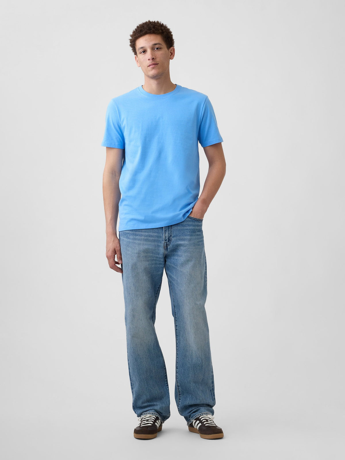 Açık Mavi Everyday Soft T-shirt
