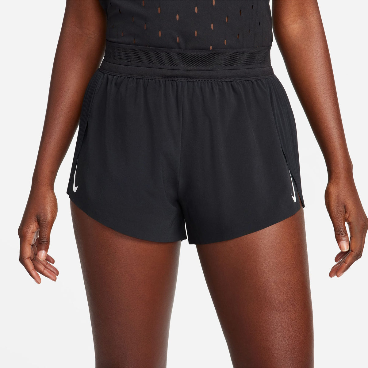 Nike Aeroswift Dri-fit 3in Kadın Siyah Günlük Şort