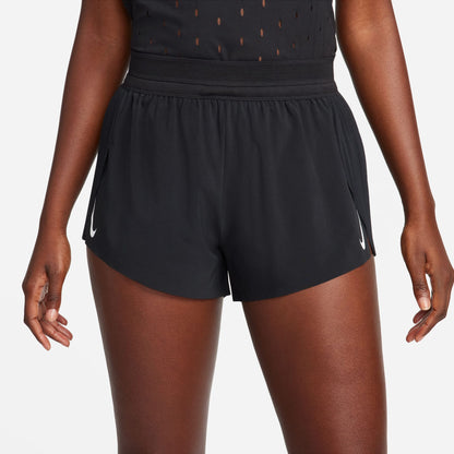 Nike Aeroswift Dri-fit 3in Kadın Siyah Günlük Şort