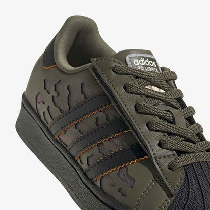 Adidas Superstar Led Lights Comfort Elastic Lace Çocuk Siyah Spor Ayakkabı